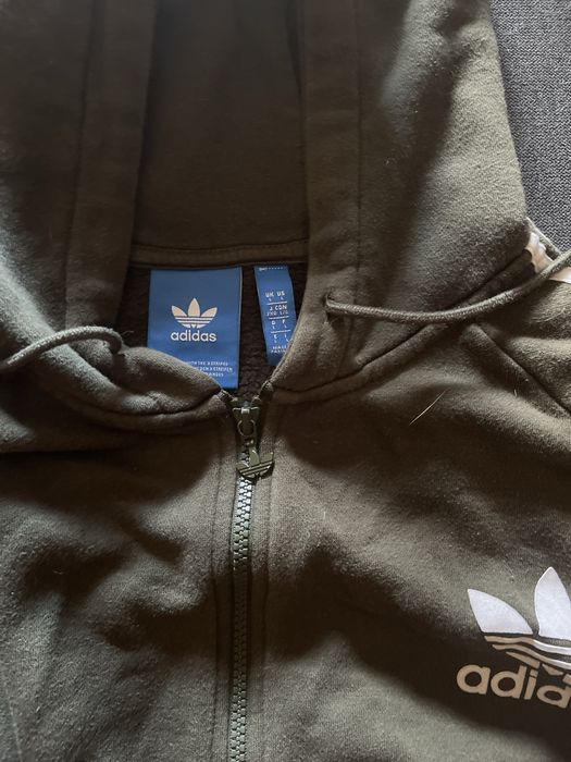 casaco adidas vintage castanho tamanho L