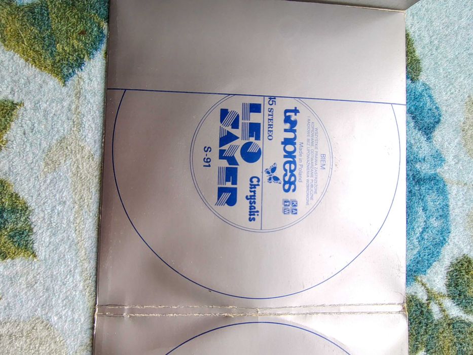 Singiel/box  winylowy LEO SAYER  " When I need you " mint