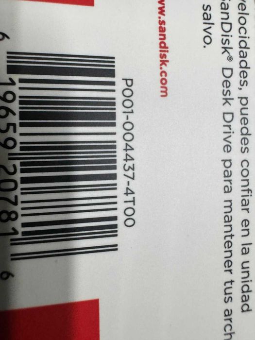 SSD накопичувач SanDisk Desk Drive 4 TB (SDSSDT40-4T00-E25) Новий!