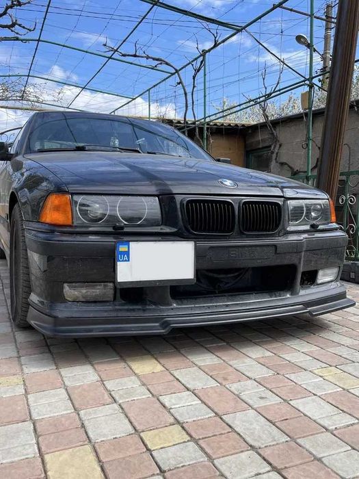 тюнинг бмв е36 bmw e36 губа накладка бампера карты дверей из серого абс пластика