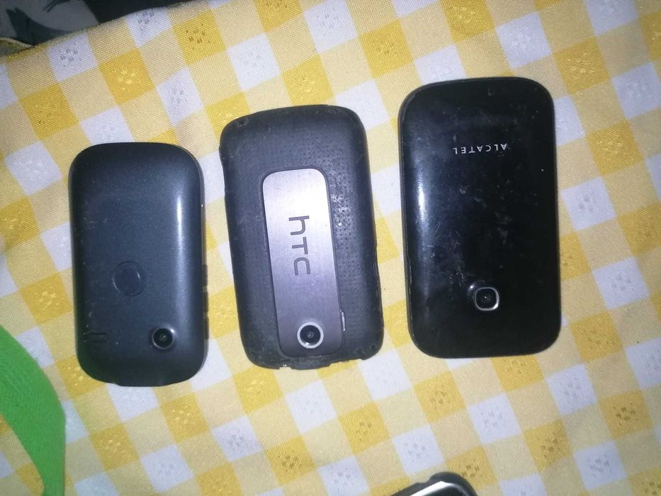 6 telemóveis antigos várias marcas