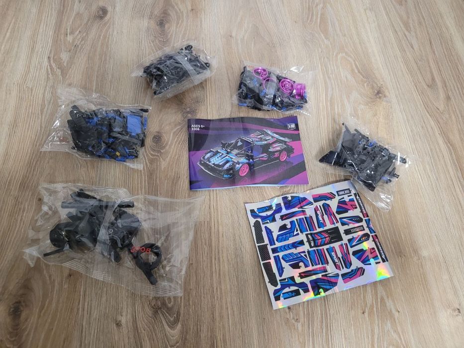 Конструктор, машинка 513 деталей