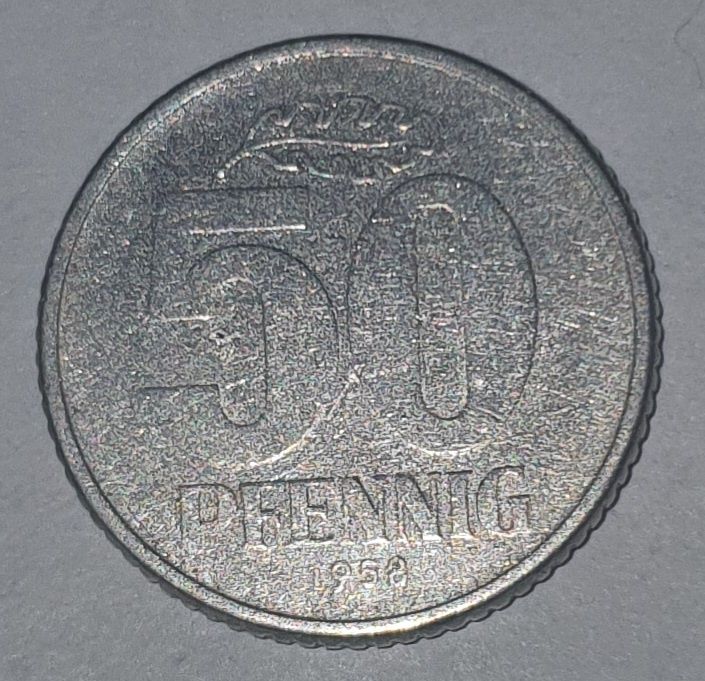 Moneta 50 Pfennig 1958 r. (Niemcy)