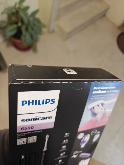 Escova dentes Philips Sonicare 6500 - Bateria - Bluetooth