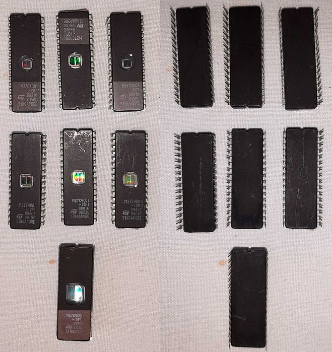 Микросхемы серии М27С4001  Eprom,  бу