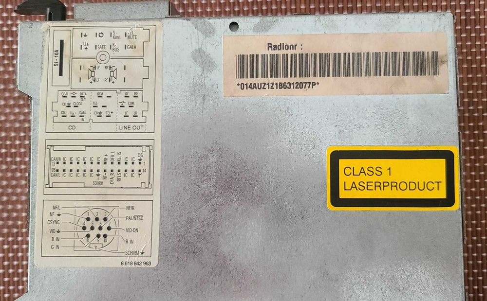 Auto Radio original AUDI A4 b6 BLAUPUNKT Navigation