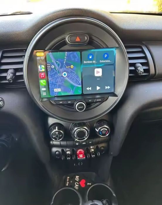 Radio 2 DIN 9" Mini Cooper F55/F56/F60 (2014 a 2019) + Android (4+64 G
