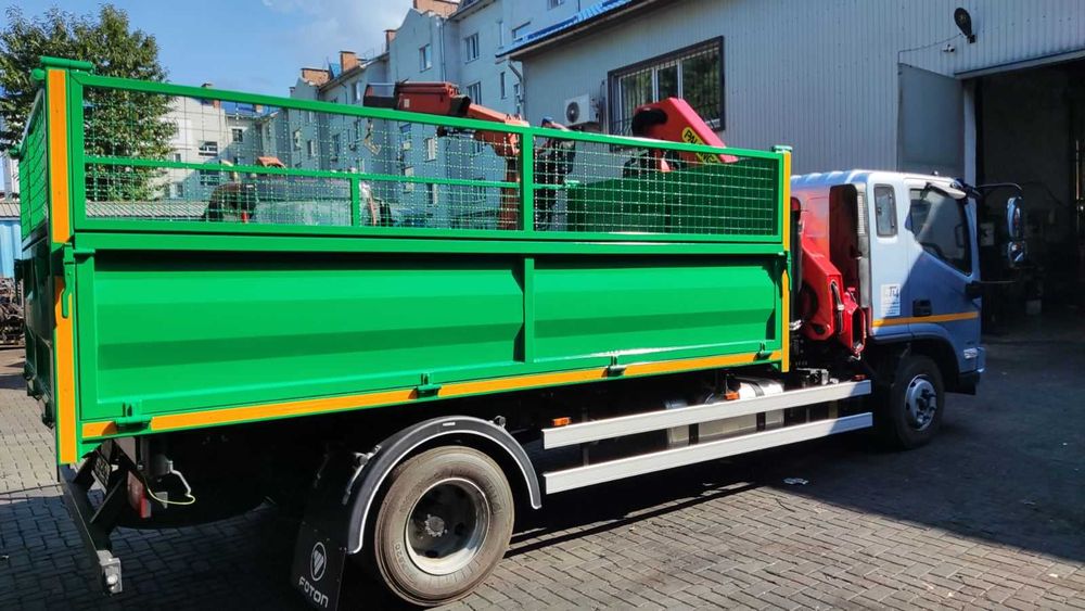 Самоскид з КМУ, самосвал, кран-маніпулятор, КМУ