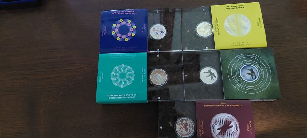 Venda de moedas conjunto