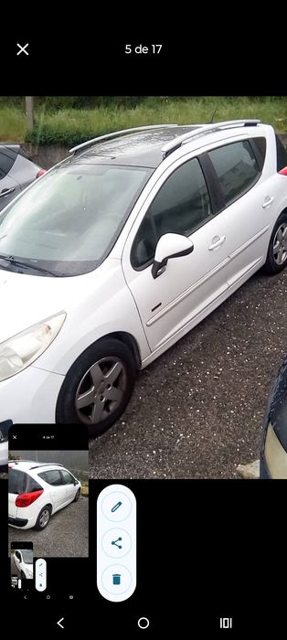 Carrinha Peugeot 207 1.4 gasolina de 2010