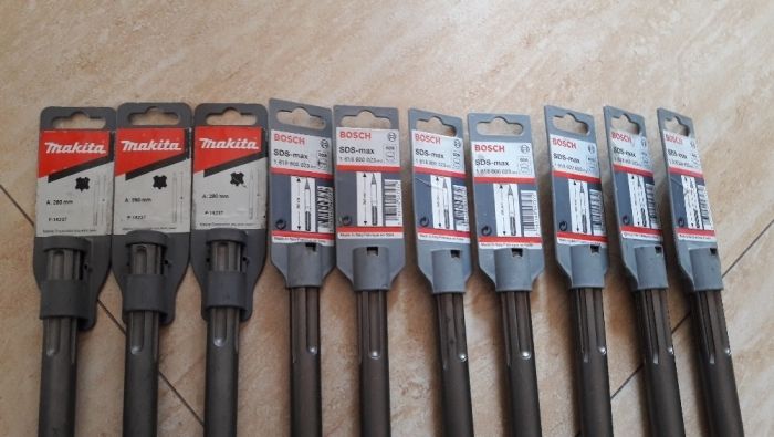 Grot szpic, dłuto ostre Makita, Bosch