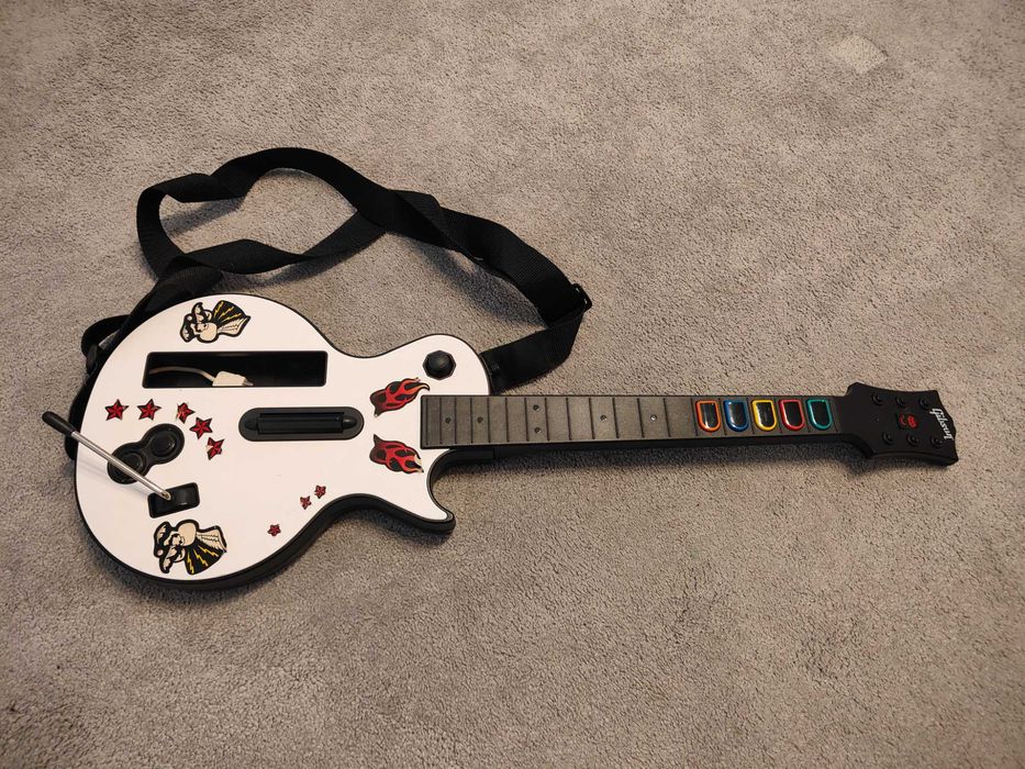 gitara guitar hero Nintendo Wii gitara rock band gibson