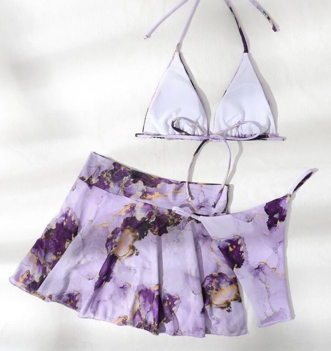 Conjunto biquini com saia