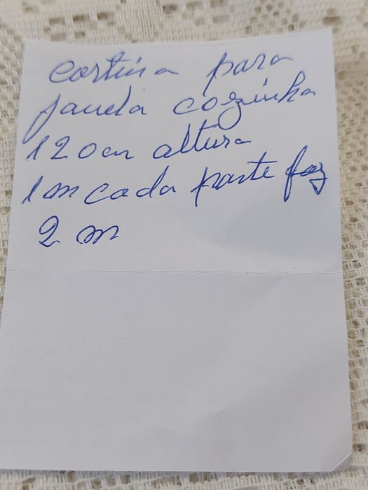 Cortinas para janela de cozinha ou quarto em 2 partes