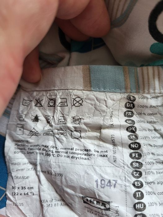 Pościel dziecięca Ikea samochody paski dla chłopca