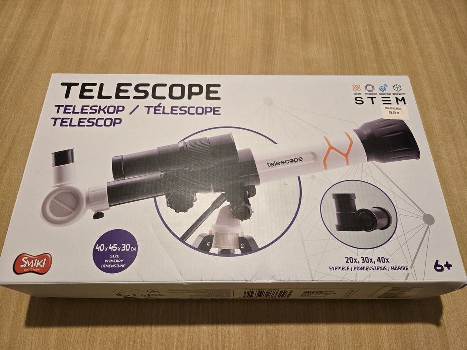 Teleskop dla dzieci firmy Smiki zabawka STEM
