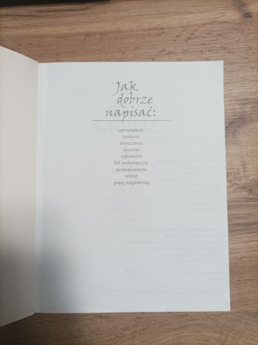 Książka "Jak dobrze napisać"