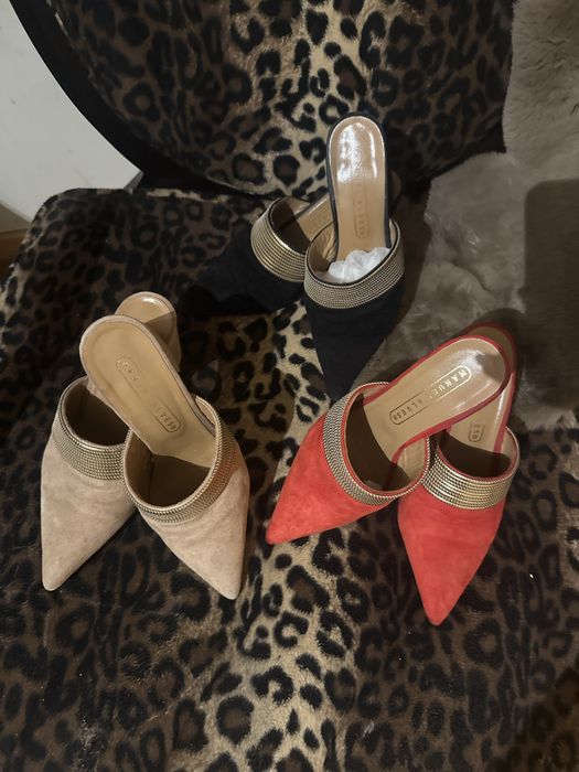 3 pares de sapatos/mules nr 37
