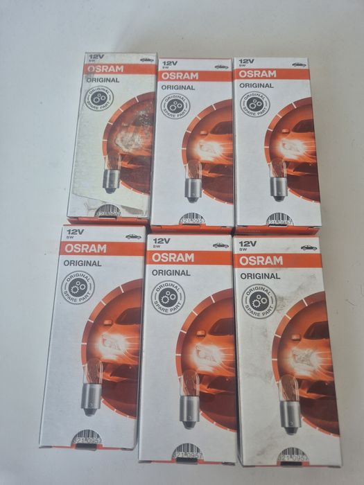 Żarówka samochodowa 12v 5w BA9s 3860, 095.763