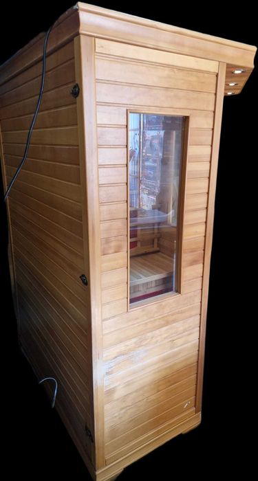 Sauna infra red infrared podczerwień narożna 2os kabina grzewcza