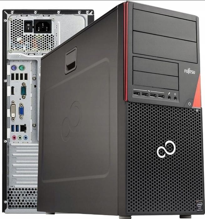 Komputer Fujitsu Siemens, Intel i5-4570/2x4GB RAM/HDD 1000GB/płyta główna OEM/grafika zintegrowana/napęd Multi DVD
