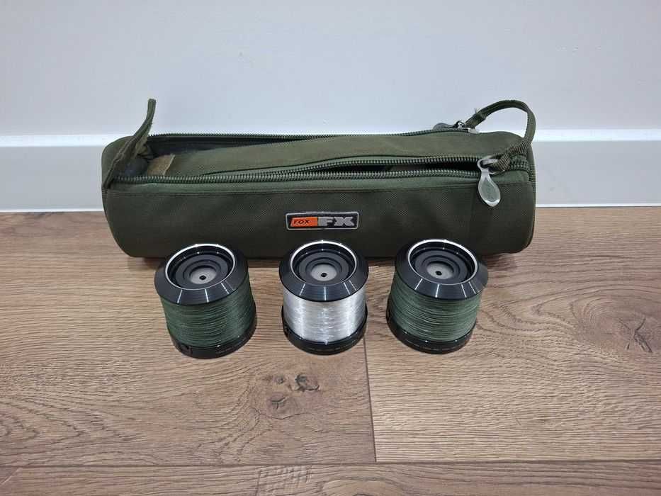 Szpule zapasowe Fox Fx11 plus pokrowiec Fox Fx
