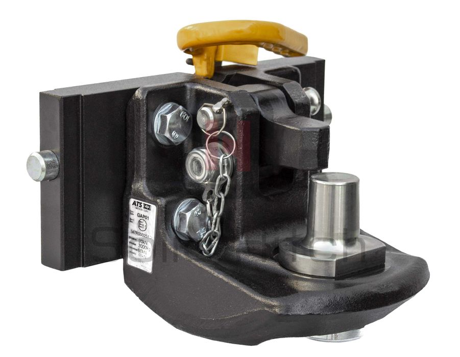 Zaczep piton fix ATS, zaczep dolny John Deere, Fendt, JCB 330mm, 390mm