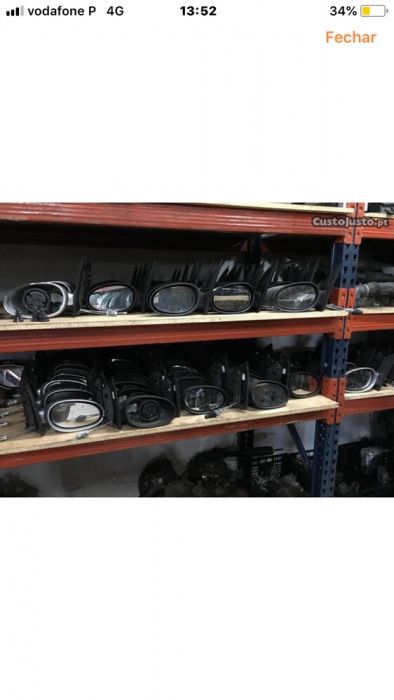 Espelho espelhos retrovisores Smart fortwo