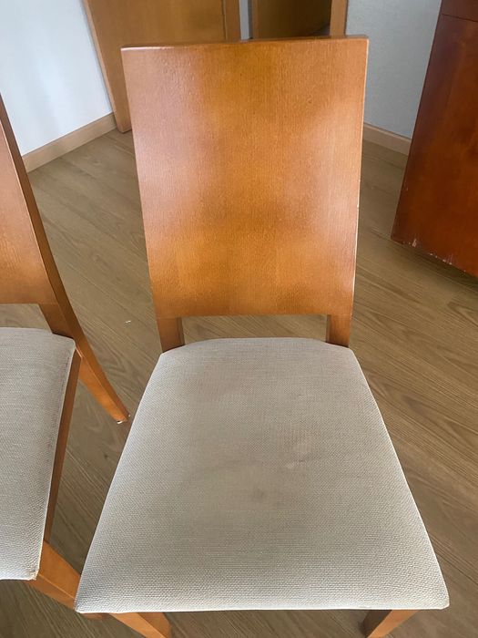 6 cadeiras de mesa de jantar