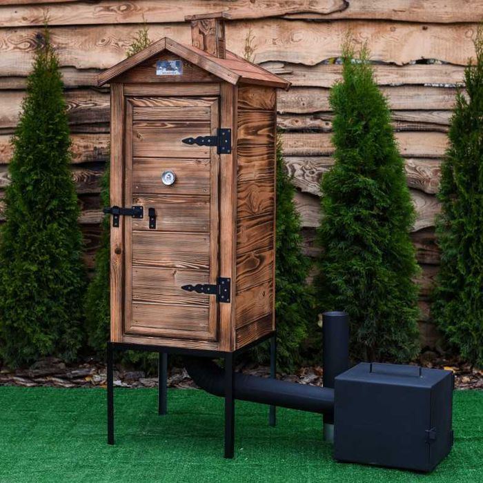 Solidna, modułowa wędzarnia ze świerku 100cm Premium