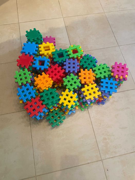 klocki WAFLE, 230 szt. - WIELKI ZESTAW