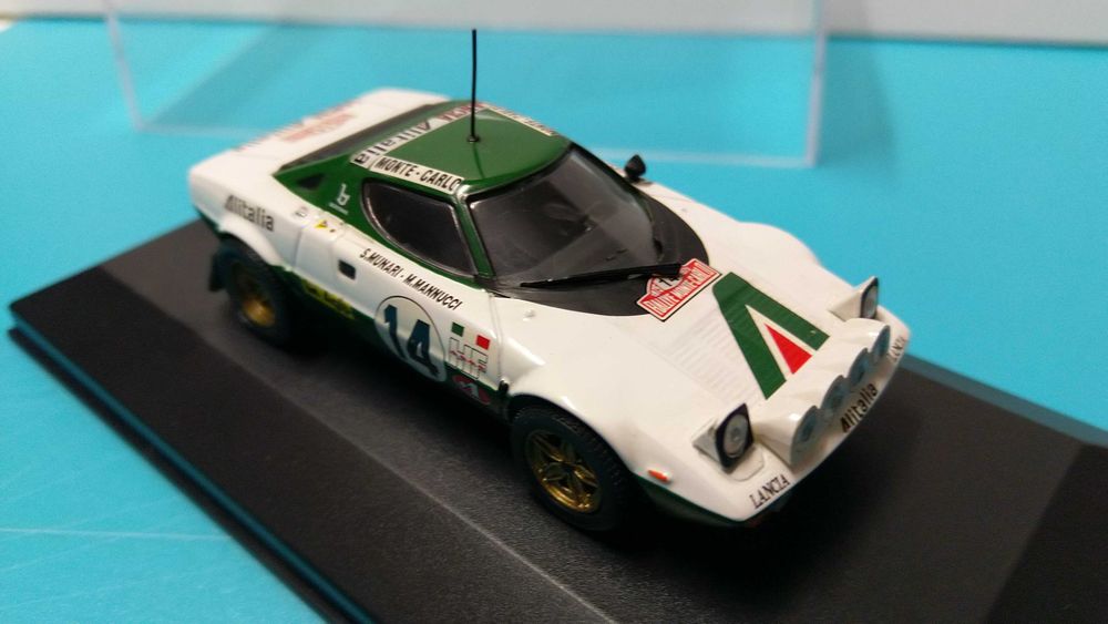 Lancia Stratos #14 S. Munari: Winner Rally Monte Carlo 1975 - Minichamps escala 1/43