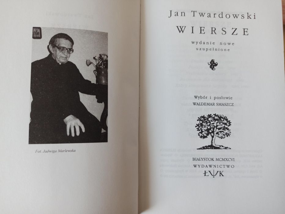 Jan Twardowski "Wiersze"