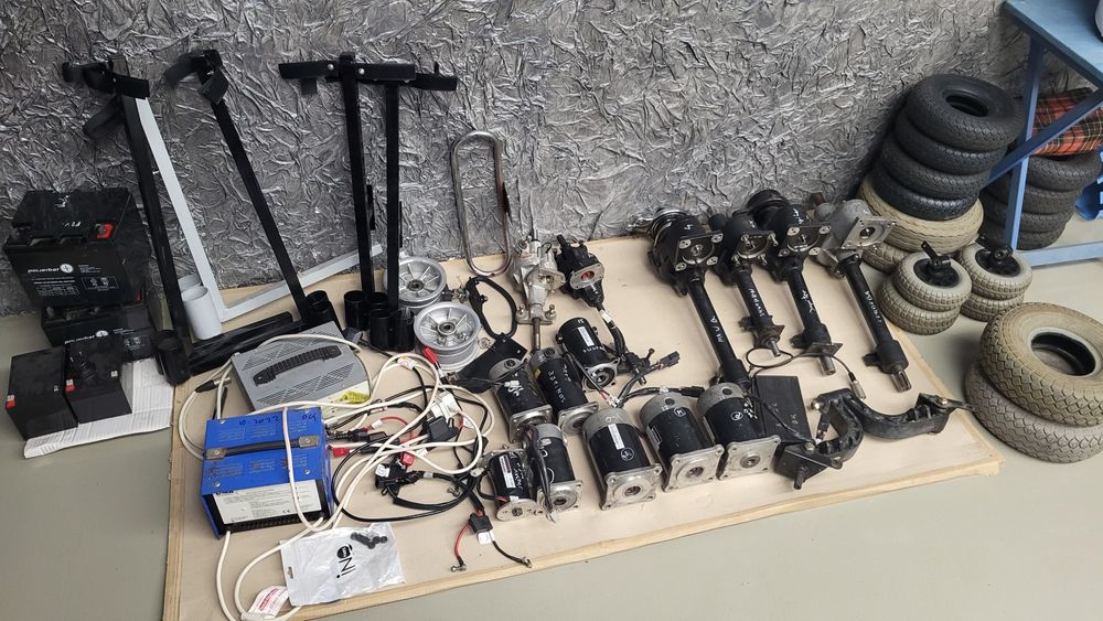 Silnik oraz  części zamienne do Skutera inwalidzkiego Shoprider