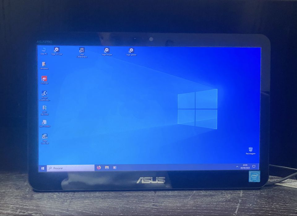 Caixa registadora com computador