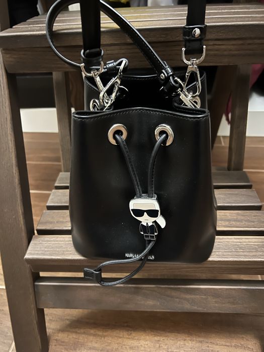 Karl lagerfeld шкіряна сумочка