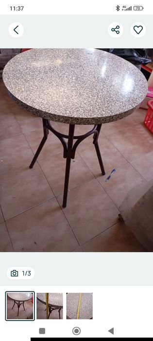 Mesa usada redondo