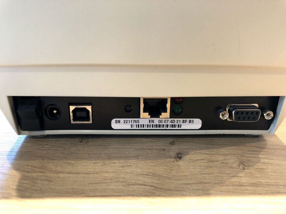 Термопринтер Zebra LP2844 c USB и LAN (Ethernet, изернет) портами