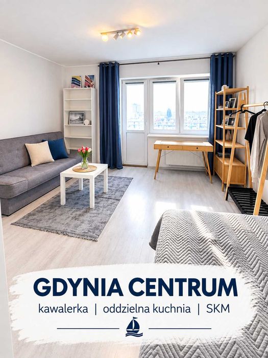 Mieszkanie na wynajem Gdynia Centrum | Śródmieście SKM | kawalerka