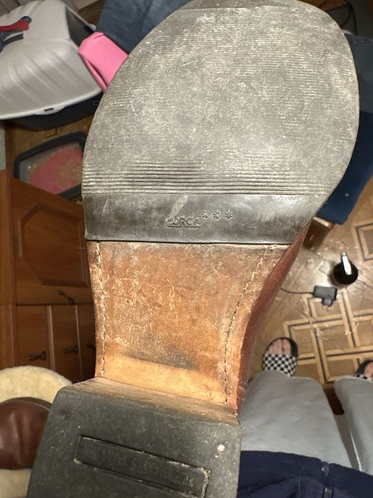 Шкіряні чоботи в стилі 70-х