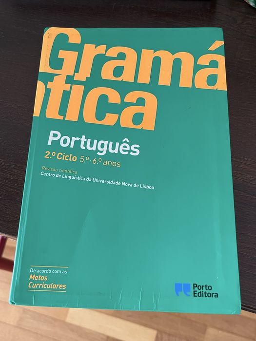 Portuguese Grammar, 2nd Cycle, Grades 5 and 6, Porto Editora64584405408385120