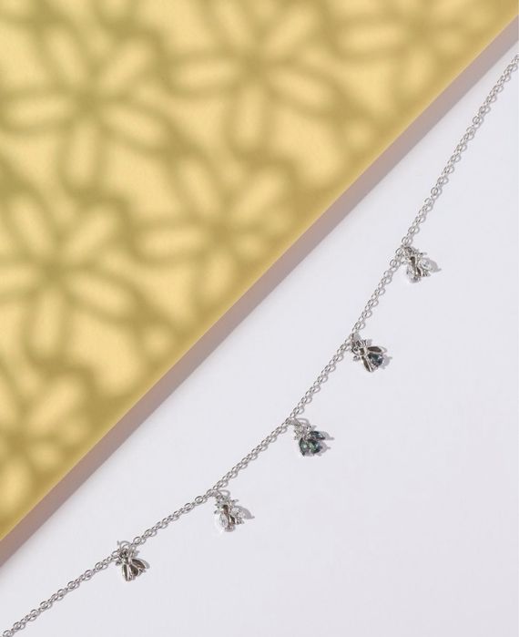 Кольє цепочка срібна