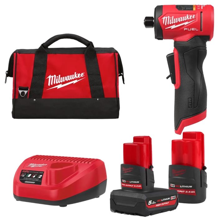 Шліфмашина кутова цангова акумуляторна Milwaukee M12 FDGA2-522B, діаметр цанг 6/8мм