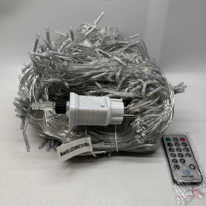 Łańcuch z 880 lampek LED, 20m, ciepła biel, IP44