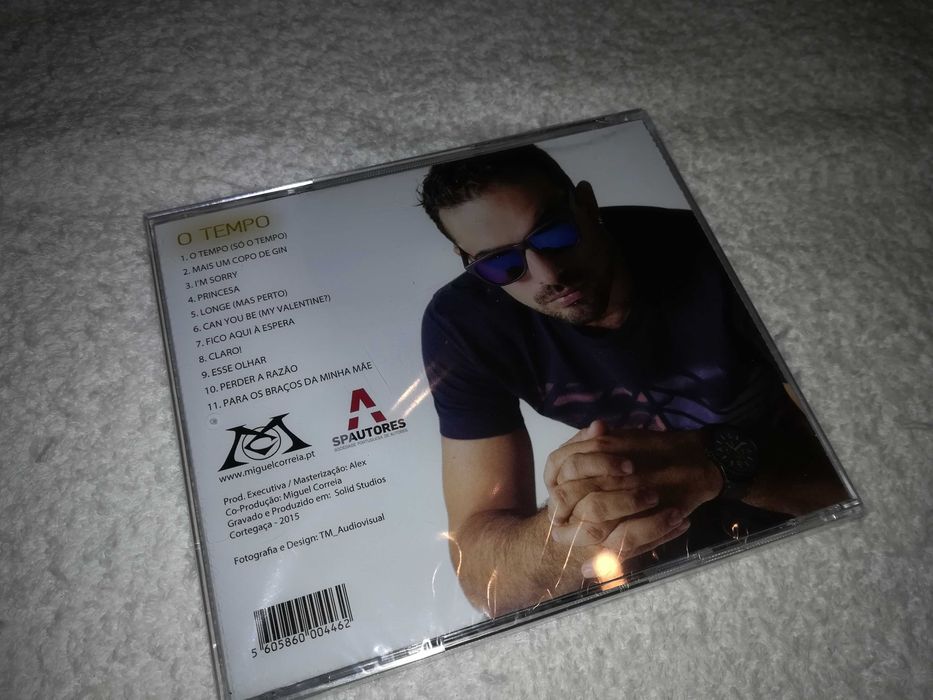 miguel correia (o tempo) música/cd - novo