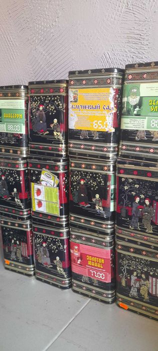 Жестяние баночки для чая опт