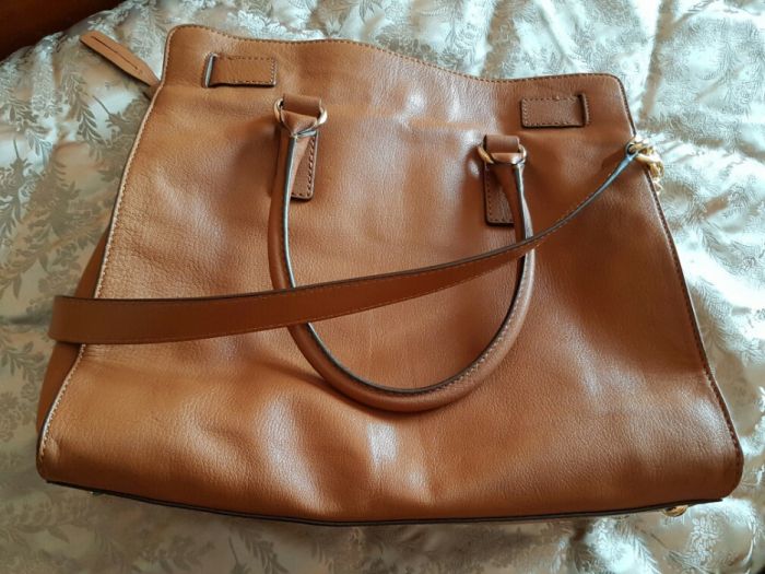 Michael kors - mala pele camel original