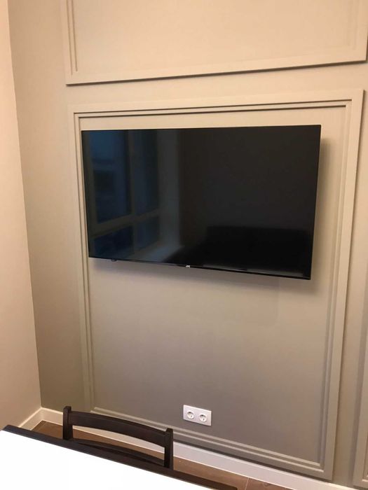 Установка крепления телевизора Подвес ТВ на стену Установка телевизора