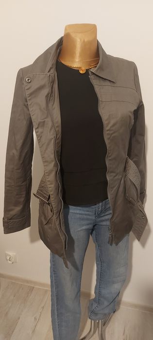 Kurtka krótki trencz płaszczyk z paskiem 100% Bawełna Vero Moda jeans
