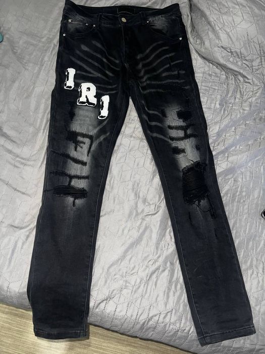Джинси 31 чоловічі amiri з потертостями